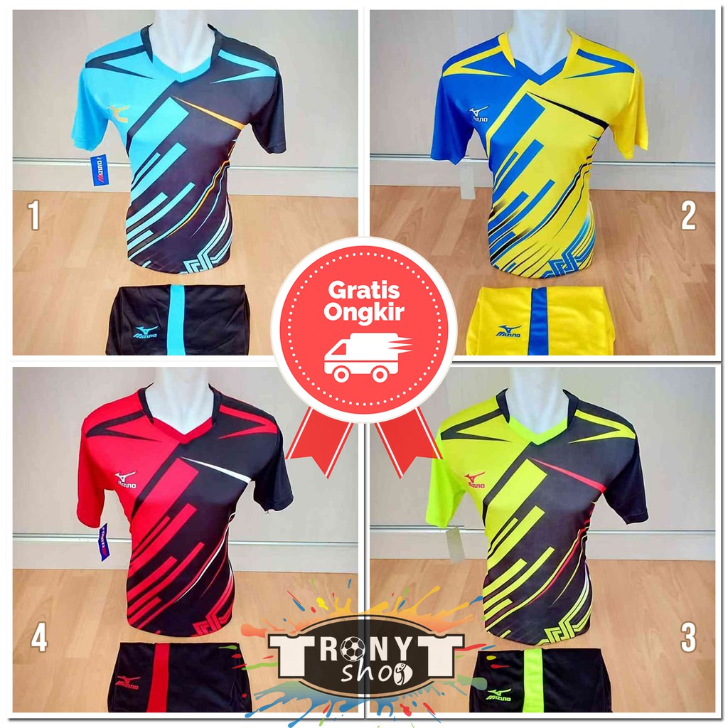 Baju futsal mizuno best sale