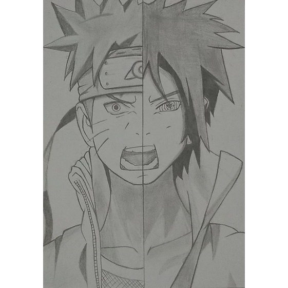 Jual gambar sketsa anime a4/a5/a6 | Shopee Indonesia