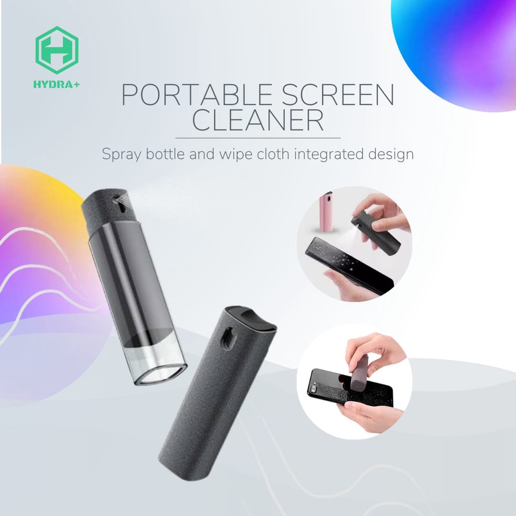 Jual Hydra Portable Screen Cleaner 2in1 Semprotan Spray Pembersih