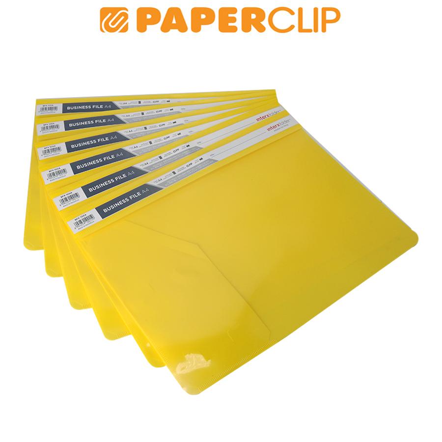 Jual MAP / BUSINESS FILE INTERX BFX100A ISI 6 A4 YELLOW | Shopee Indonesia