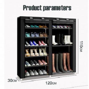 Jual J24021 Rak Sepatu dan Sepatu Boot ANTI KARAT 110x120x30 cm ...