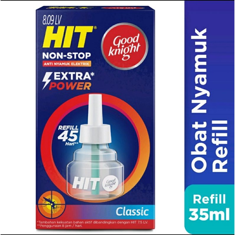 Jual HIT XPRESS REFIL / Isi Ulang 45 Hari isi 35 ML Siap Bunuh Nyamuk ...