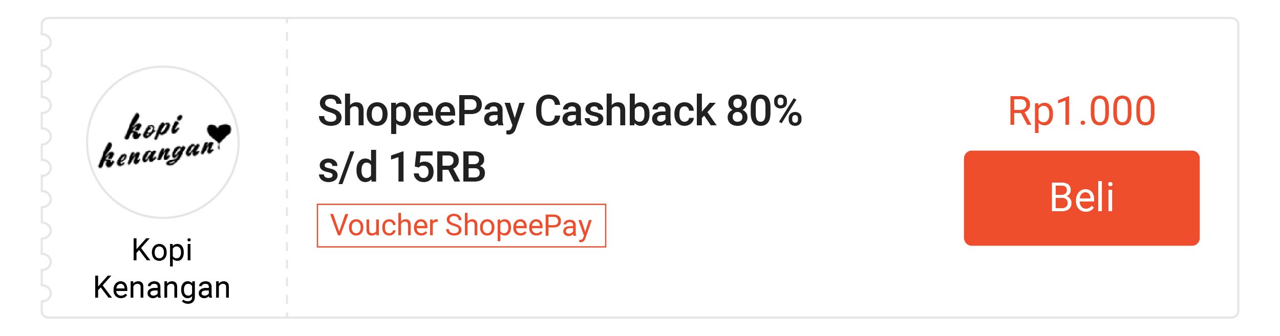 Shopeepay Voucher Hanya Rp1000