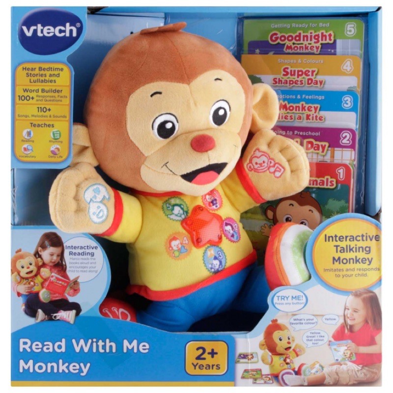 Vtech read deals with me monkey