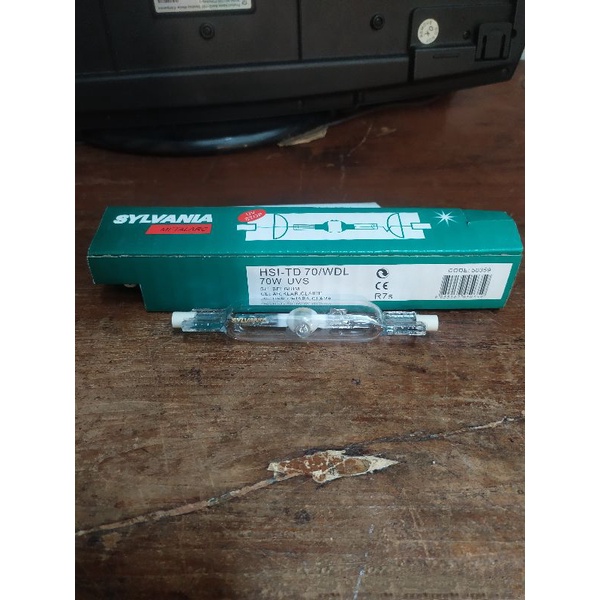 Sylvania HSI-TD Halogenlampe – 70W Metalarc Birne Mit Rx7s Sockel, Ersatz Für Profi-Beleuchtung