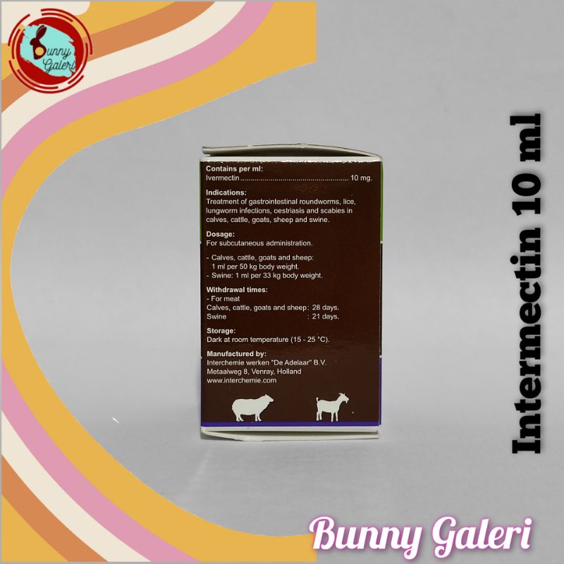 Jual INTERMECTIN 10 ml, obat Scabies dan Endoparasit | Shopee Indonesia