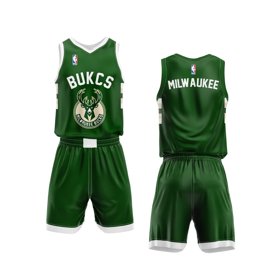 Jual JERSEY BASKET NBA Milwaukee Bucks Shopee Indonesia