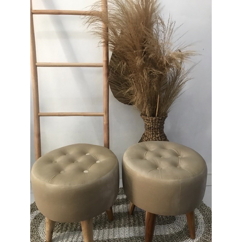 Jual KURSI STOOL KAKI BESI SOFA BULAT KAKI BESI SOFA STOOL KURSI