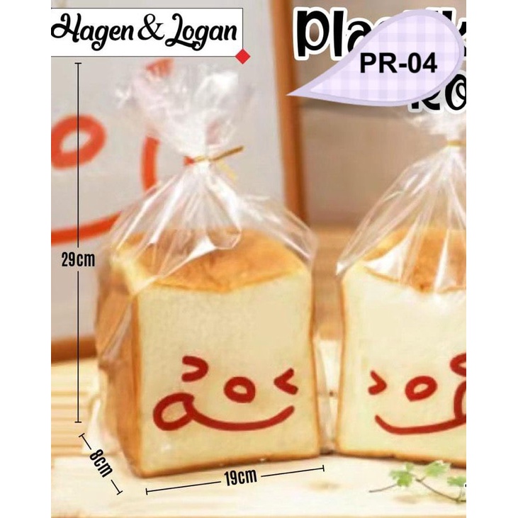 Jual Kantong Plastik Opp Ikat Kawat Kemasan Roti Donat Kue Bakery 20