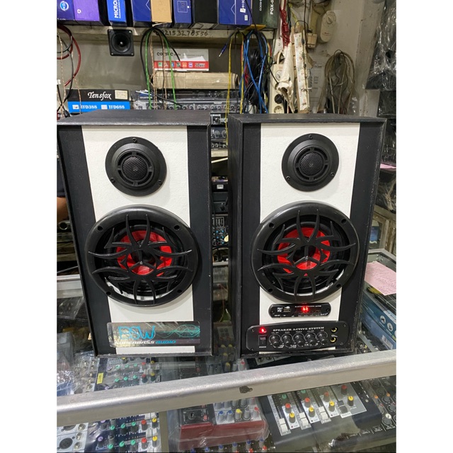 Jual Speaker Aktif Karaoke Bluetooth Akatron Shopee Indonesia