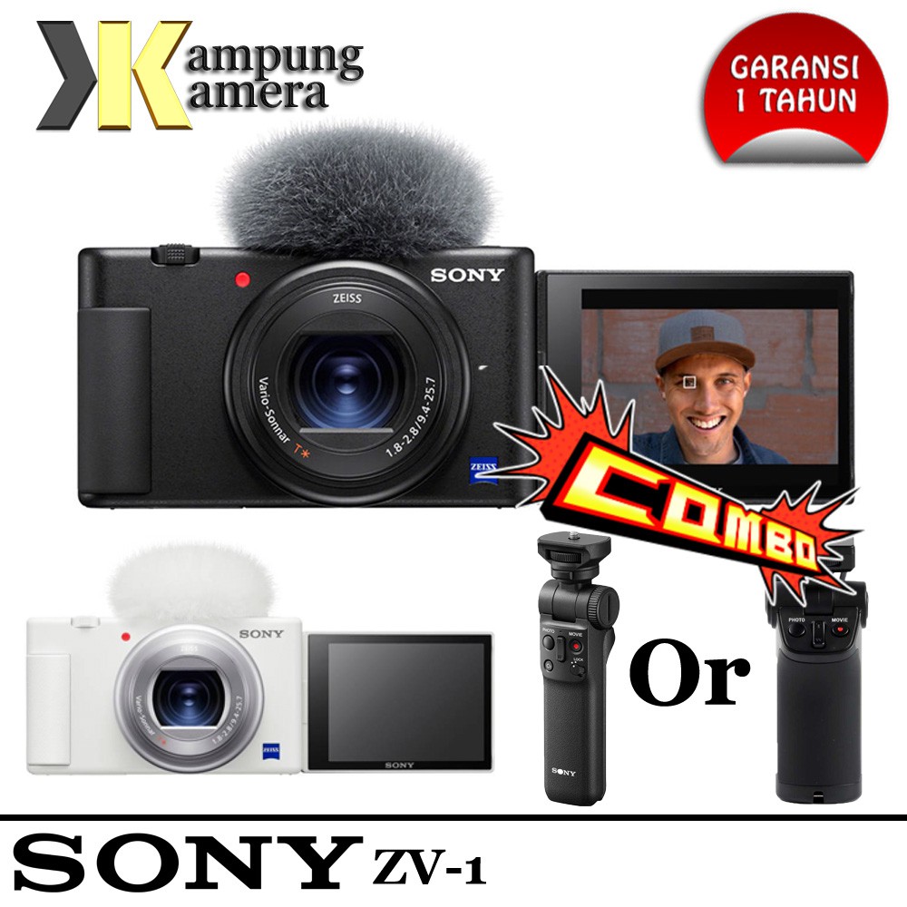 Jual SONY ZV1 Digital Compact Camera / Sony ZV1 Vlogging Camera 4K Video Garansi Resmi 1 Tahun