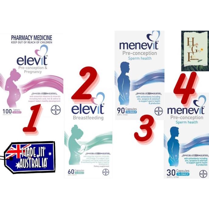 Jual Elevit Healthy Baby Healthy Mum isi 100 tablet - 1ELEVIT100 Lc ...