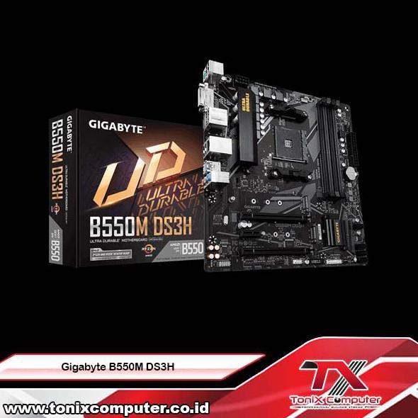 Jual Gigabyte B550M DS3H Motherboard AMD Socket AM4 | Shopee Indonesia