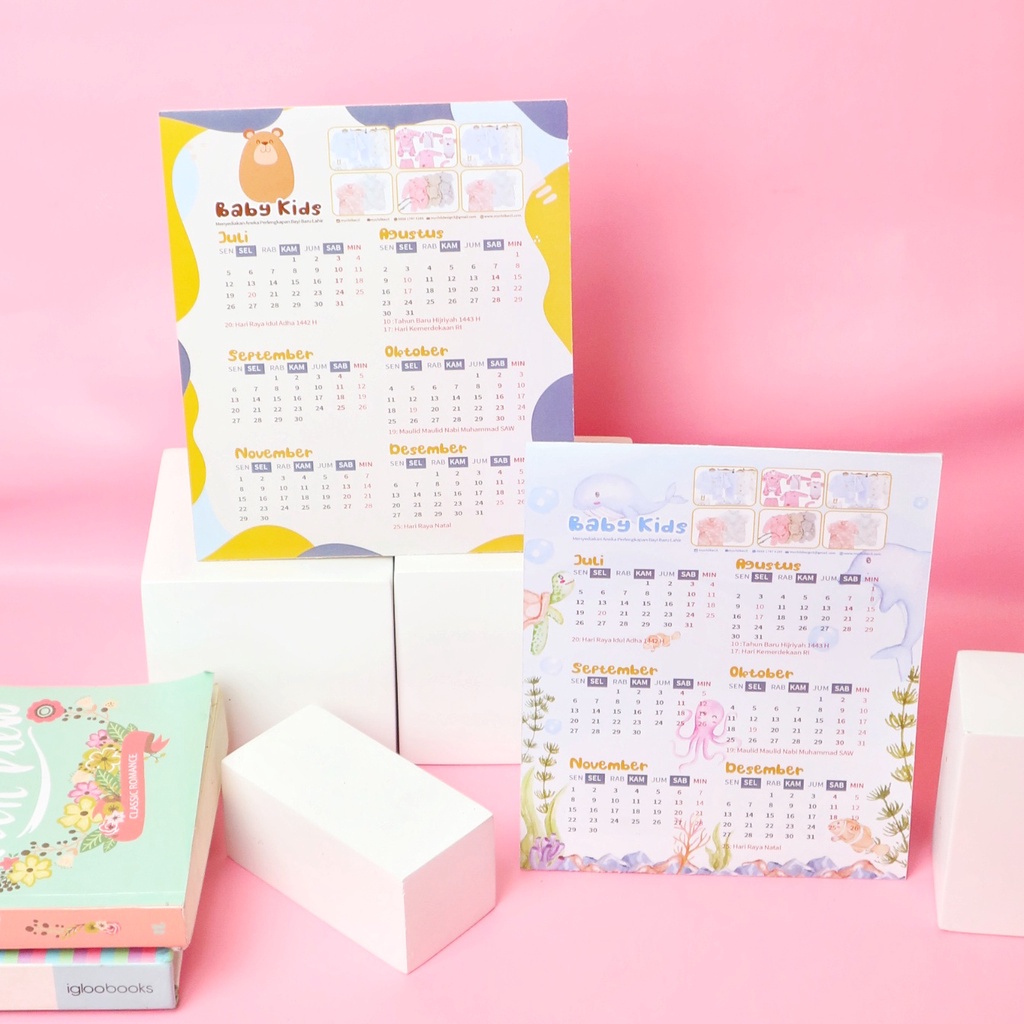 Jual KALENDER MEJA LARGE / KALENDER LIPAT / KALENDER CUSTOM OLSHOP ...