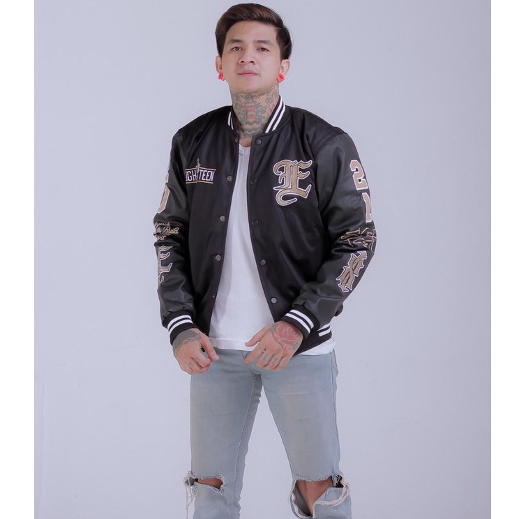 Jaket hot sale varsity kulit