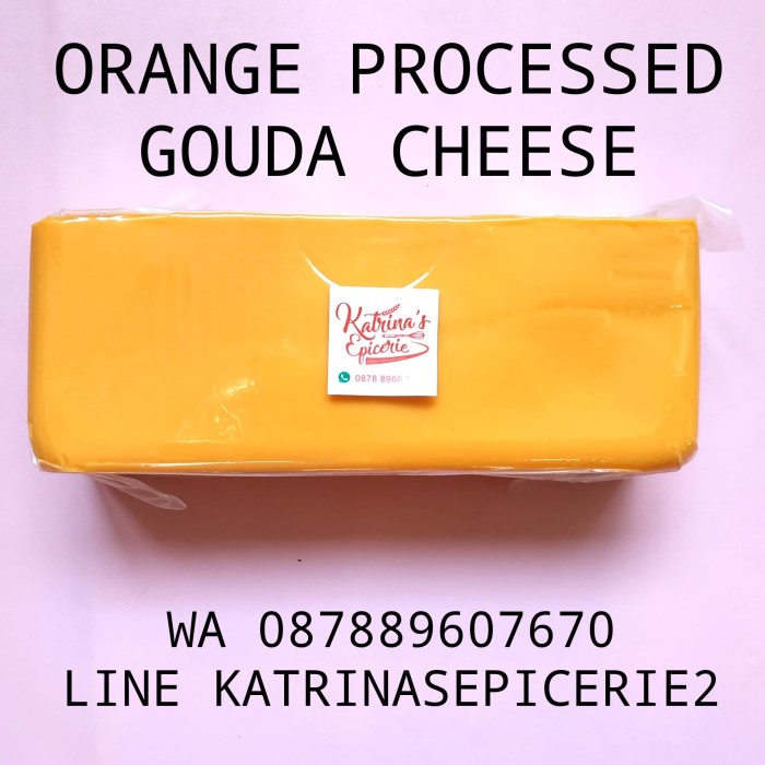 Jual Keju 500 Gram Keju Orange Processed Gouda Cheese Mirip Kraft