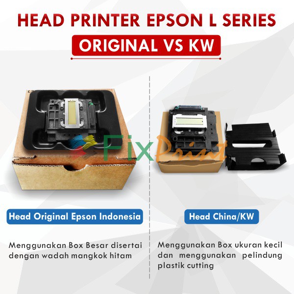 Jual Head Printer Epson L110 L120 L121 L210 L220 L300 L310 L350 L355 L360 L365 L380 L385 L405 1401