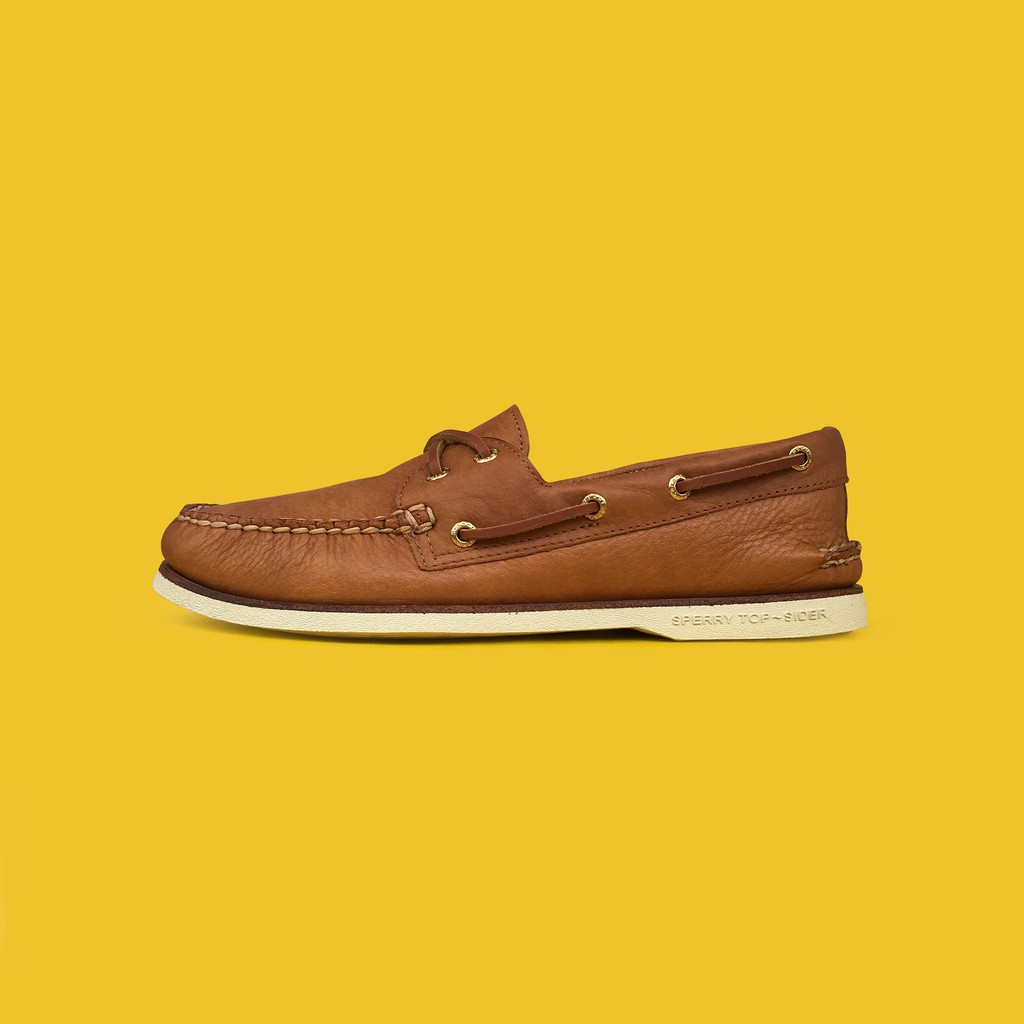 Jual Sperry Top Sider Gold Cup Authentic Original Boat Shoe Tan