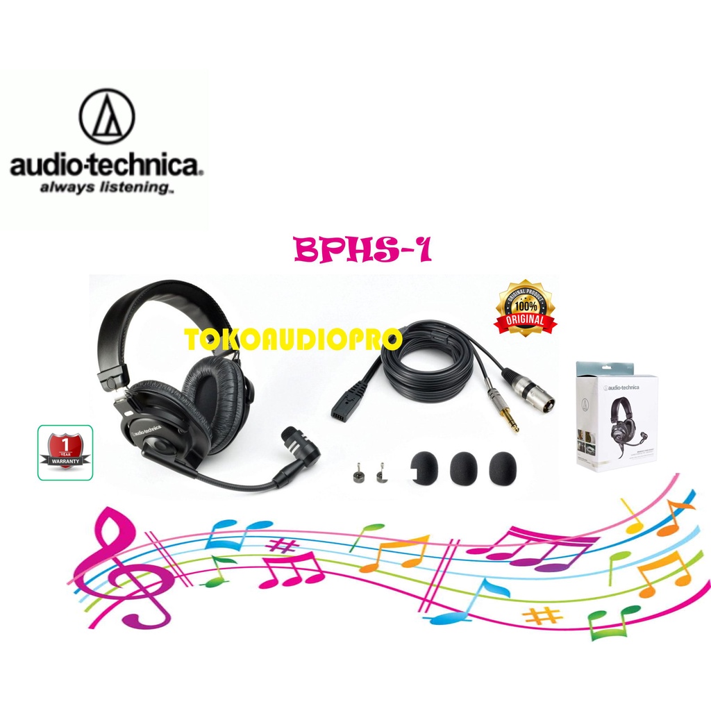 Audio Technica BPHS1 Broadcast Stereo Headset