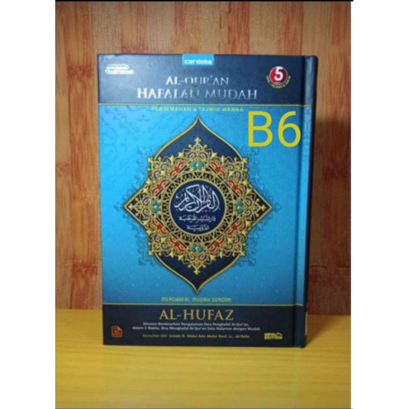 Jual AL Quran Hafalan Mudah AL HUFAZ Ukuran B6 (12,5 Cm X 17,6 Cm ...