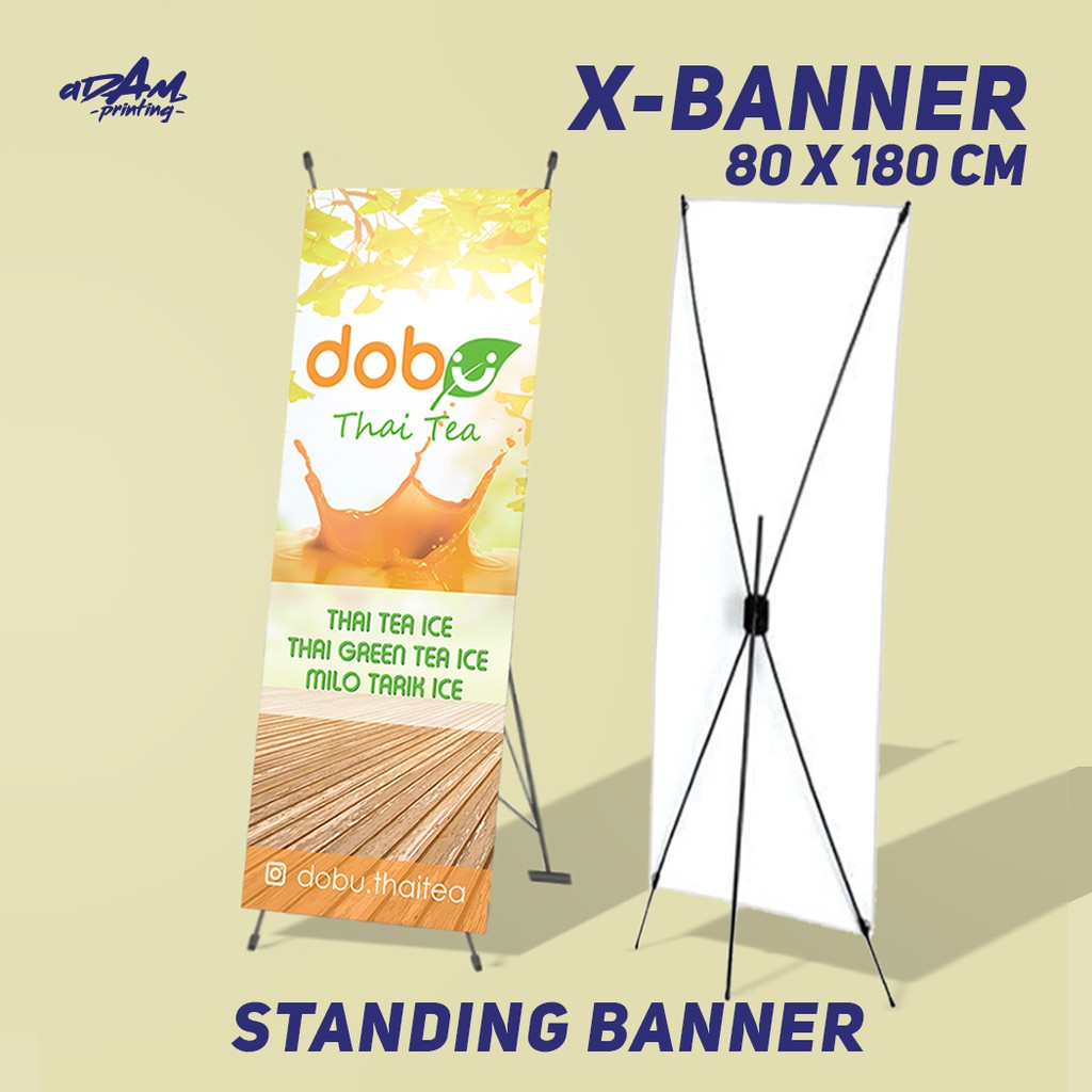 Jual X BANNER / STANDING BANNER - 80 x 180 CM | Shopee Indonesia