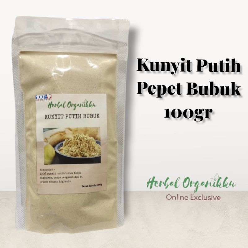 Jual Kunyit Putih | Kunir Putih Bubuk Murni 100gr | Shopee Indonesia