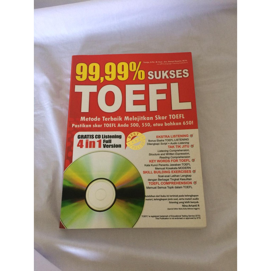 Jual Buku 99,99% Sukses Toefl | Shopee Indonesia