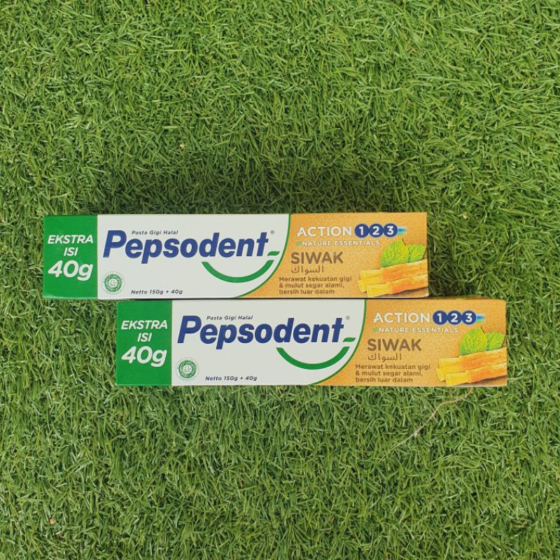 Jual Pepsodent Action Siwak Nature Essentials Pasta Gigi Halal Gr Gr Shopee Indonesia