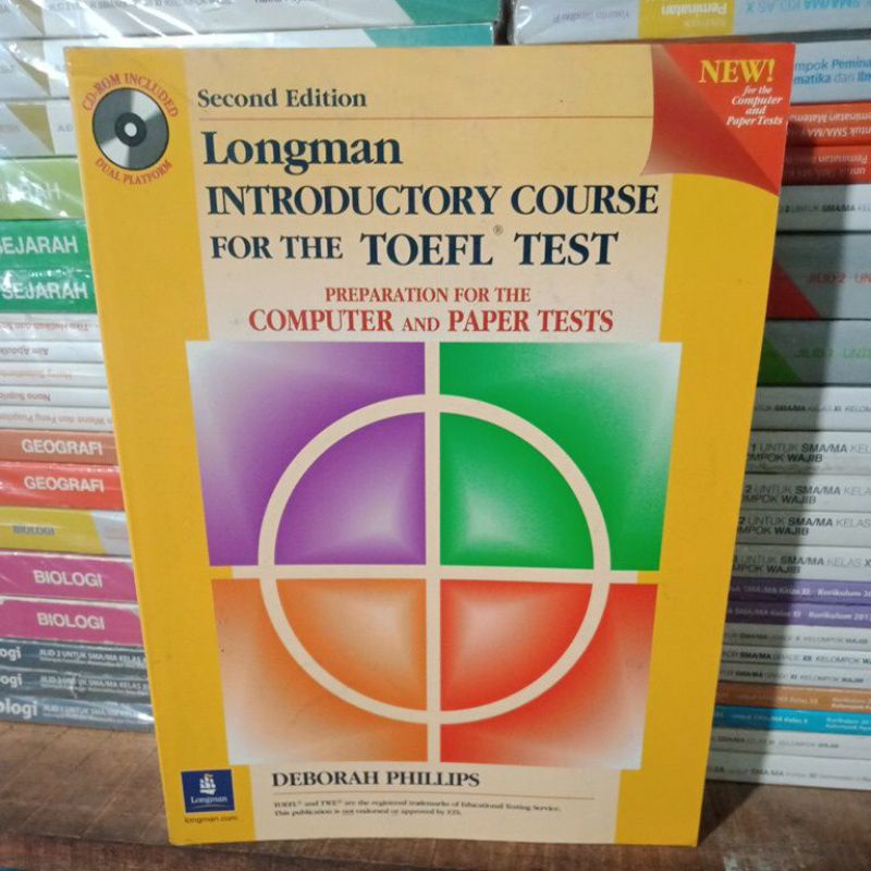 Jual Original Longman INTRODUCTORY COURSE FOR THE TOEFL TEST Second Edition DEBORAH PHILLIPS
