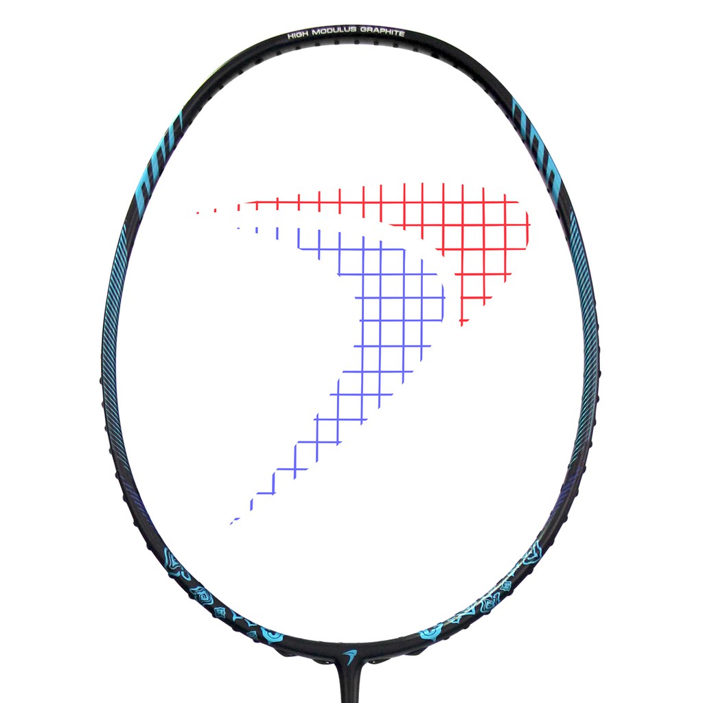 Jual Flypower Meteor Raket Badminton Black Blue + Free Tas & Kaos