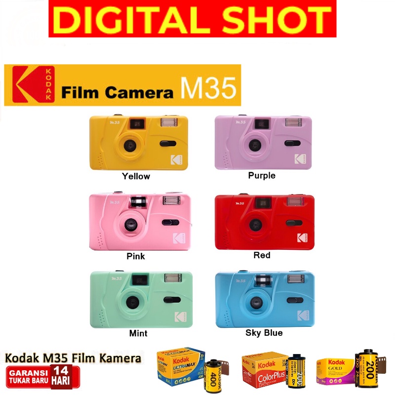 Jual KODAK FILM CAMERA M35 / KODAK M35 FILM CAMERA ORIGINAL Shopee