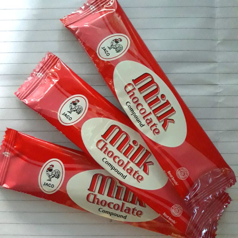 Jual Cokelat Milk Compound Cap Jago 15g Milk Chocolate Jago Coklat Ayam