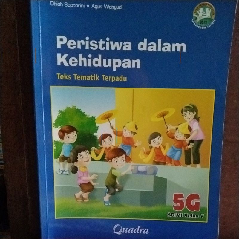 Jual teks tematik terpadu untuk SD kelas V/ 5 G peristiwa dalam ...