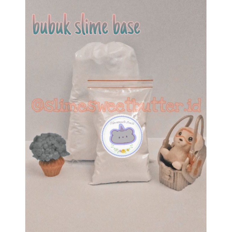 Jual COD! Bubuk Slime Base 30 gram | By Slime Sweet Butter | Shopee ...