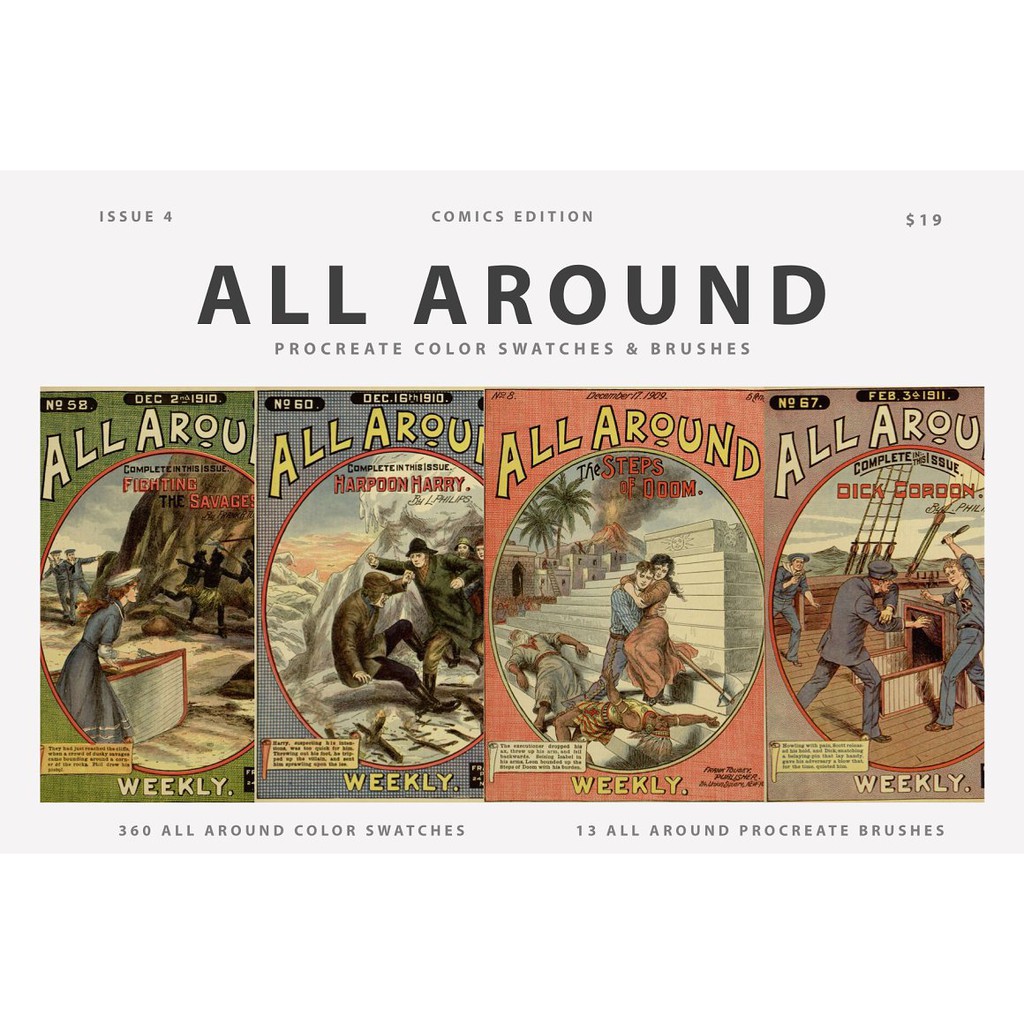 Jual Procreate Brush - All Around Comic Series | Shopee Indonesia