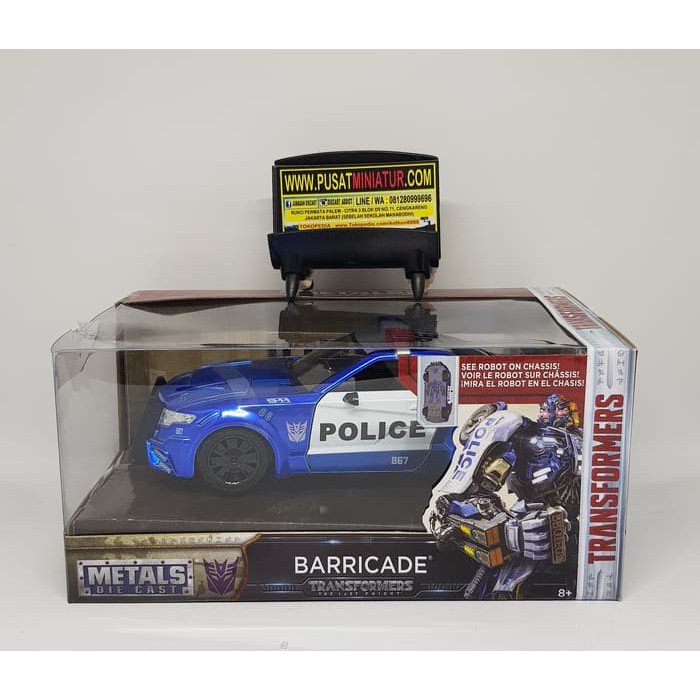 Jual BARRICADE POLICE TRANSFORMER - SKALA 24 - JADA TRANSFORMERS ...