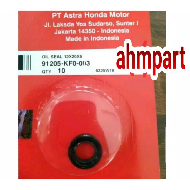 Jual Oli Oil Seal Water Pump CB150R New Sonic GTR150 CS1 All New CB150R