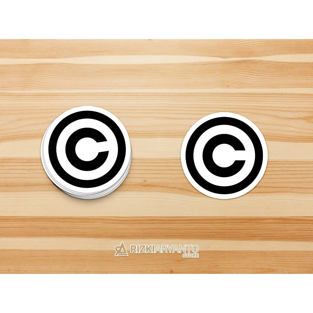 Jual Sticker - Stiker Logo Copyright untuk PC Laptop HP dll | Shopee ...