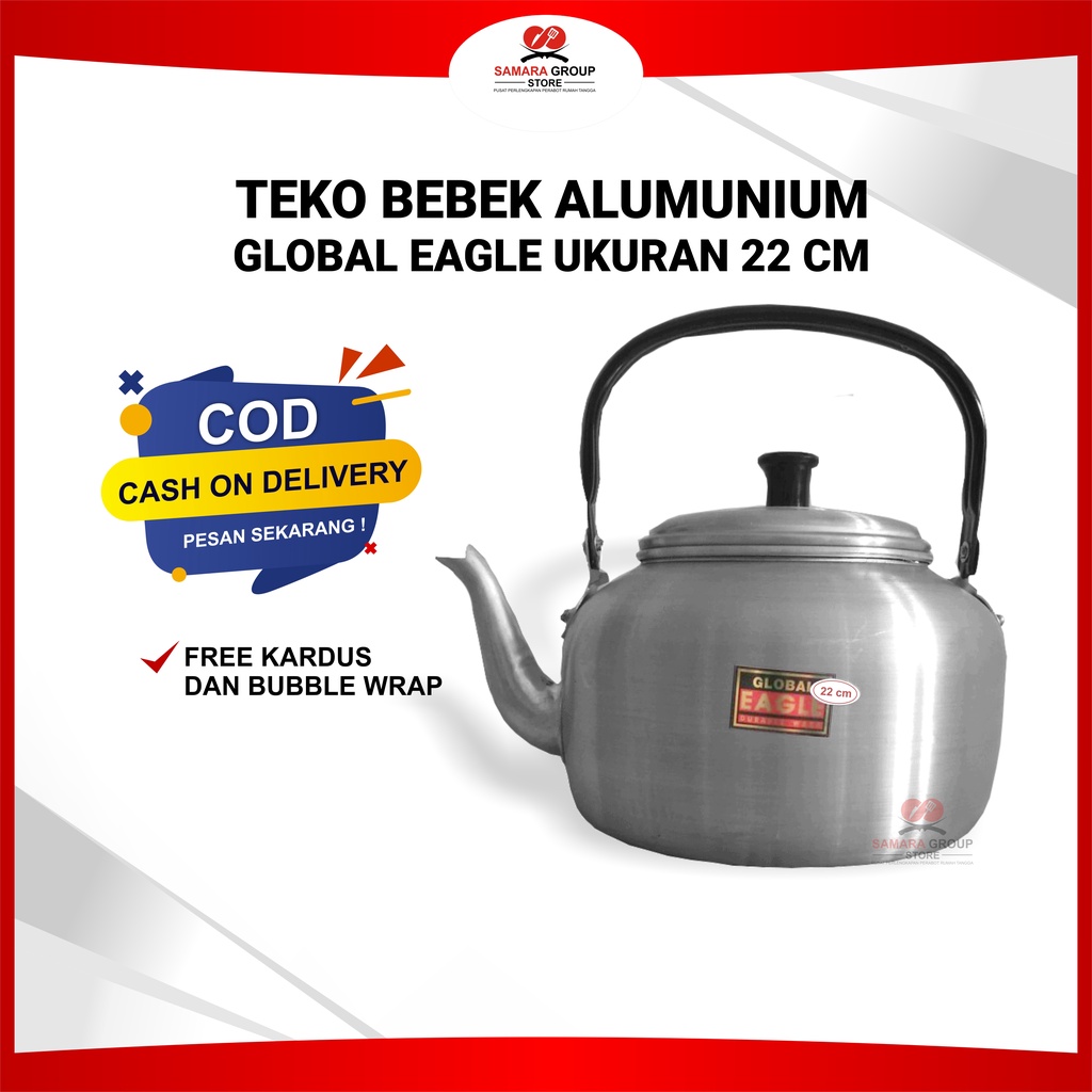 Jual TEKO CERET ALUMUNIUM - TEKO BEBEK - TEKO GLOBAL EAGLE UK. 22 CM ...