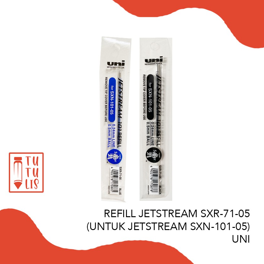 Jual Refill Uni Jetstream Pen UNI SXR-71-05 tip 0.5mm | Shopee Indonesia