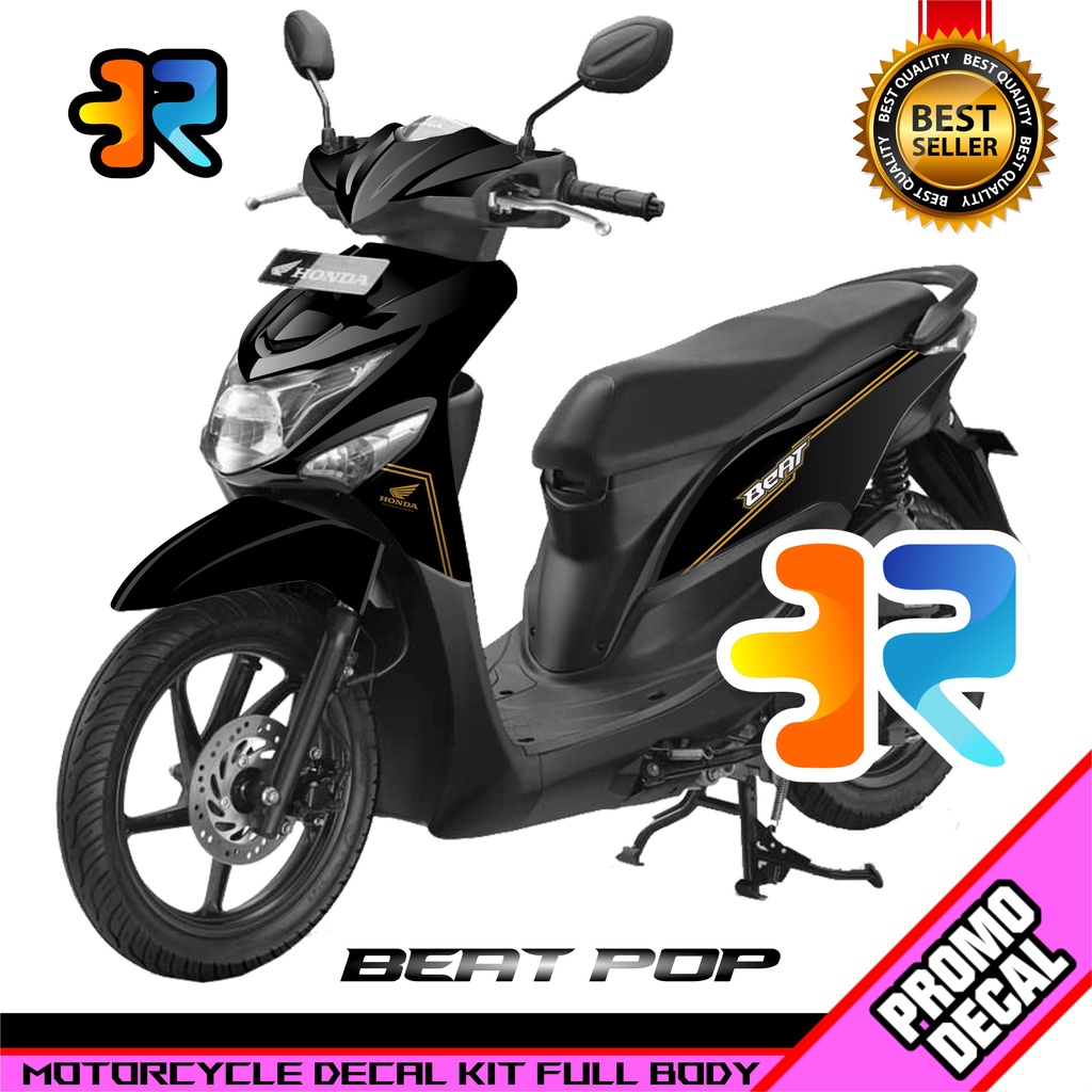 Jual Decal Motor Beat Pop Desain Simple Sticker Decal Full Body ...