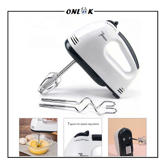 Jual Hand Mixer Elektrik 7 Kecepatan / Kocokan Telur / Pengaduk Adonan ...