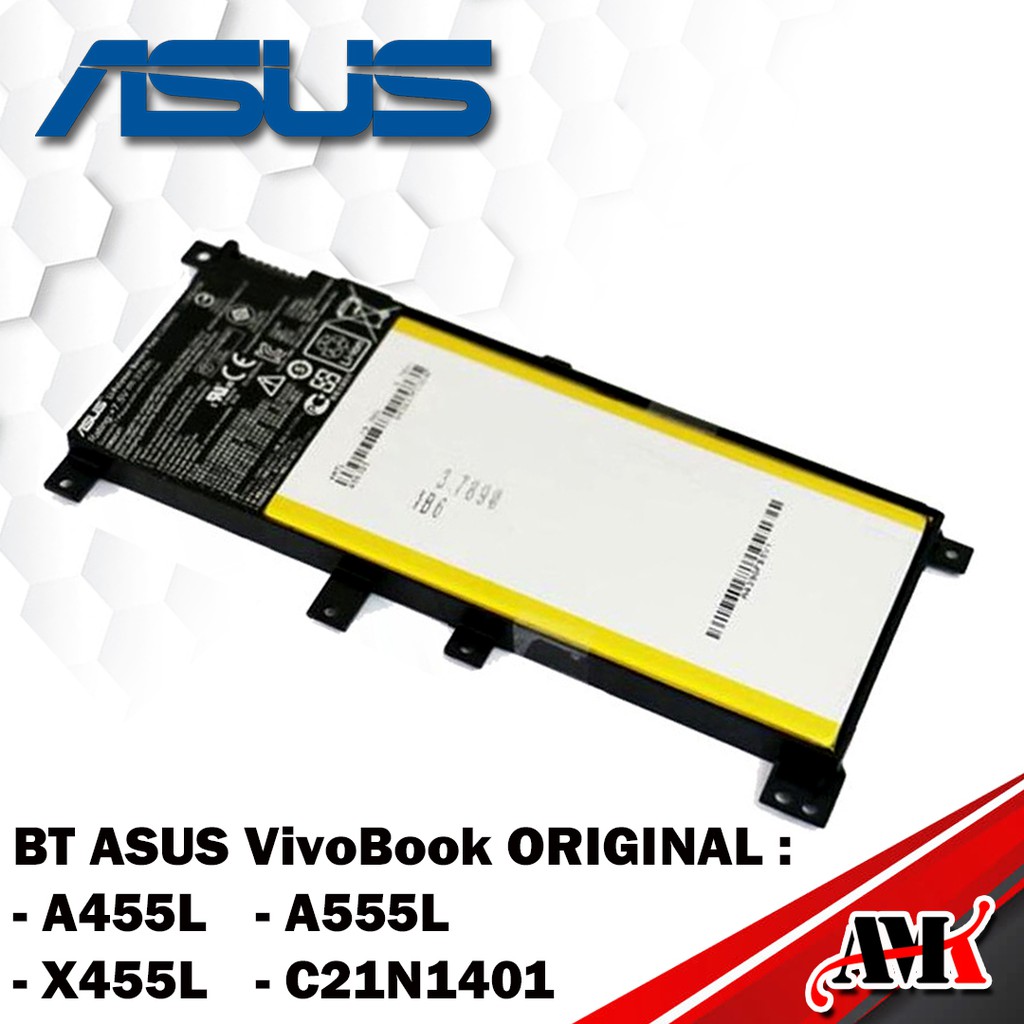 Jual Baterai Laptop / Batrai / Battery ASUS ORI A455 A455L A455LA ...