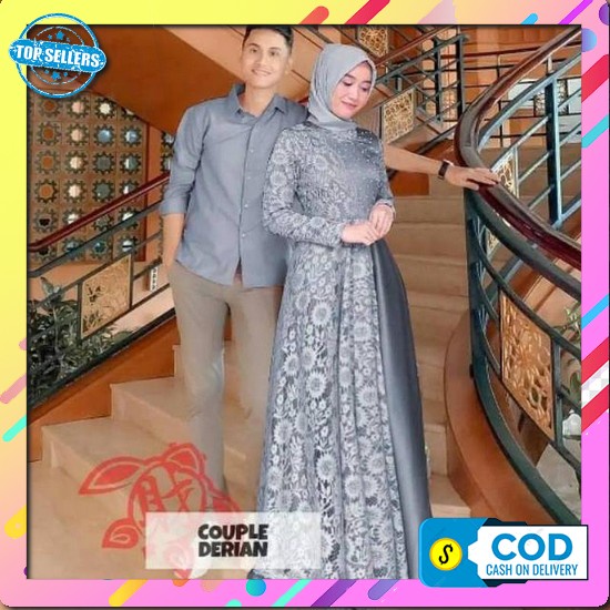 Jual Baju Couple Lamaran Modern Set Annisa Tunangan Wisuda Nikahan