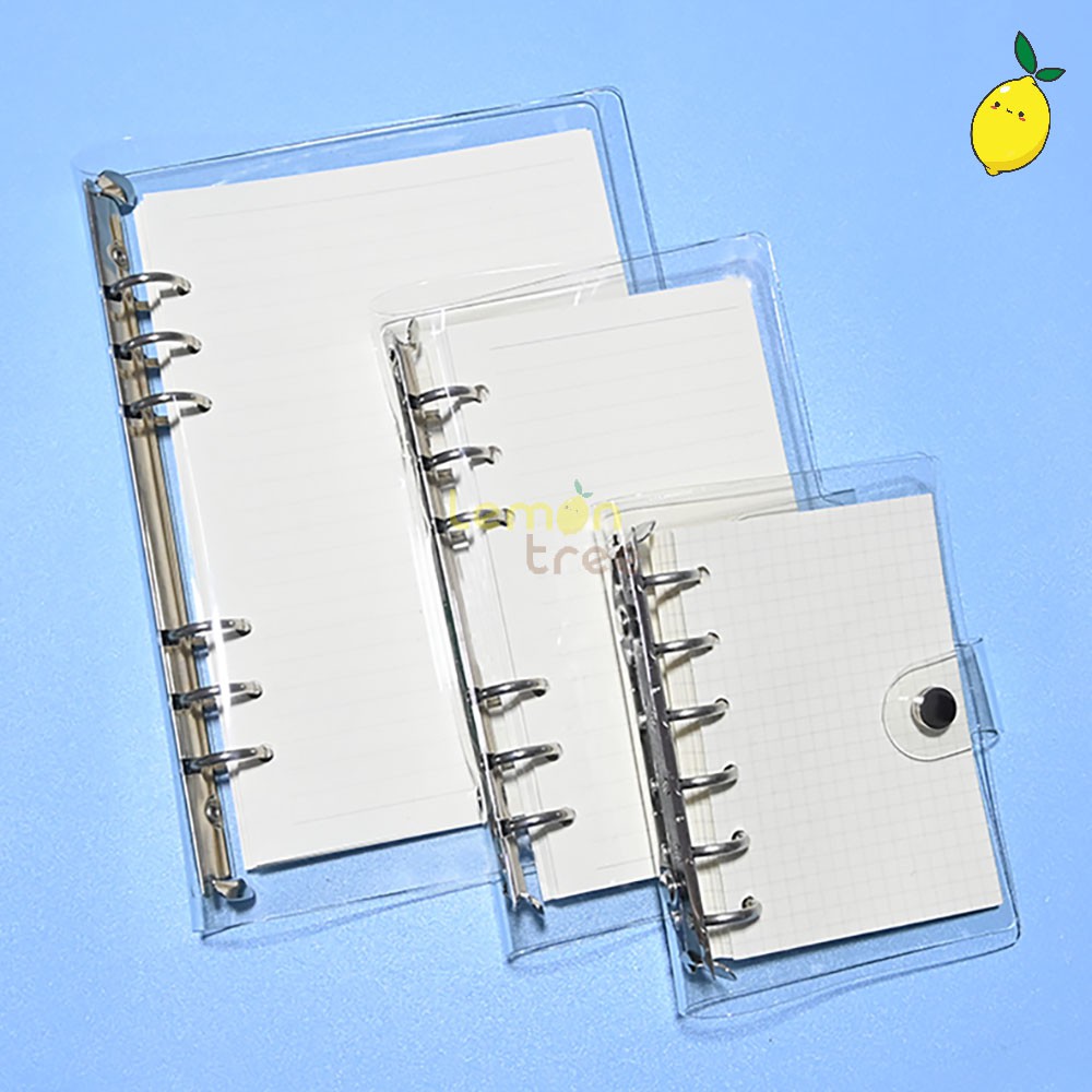 Jual Binder Transparan Korean Style Clear Cover 6 Ring Binder Shopee Indonesia