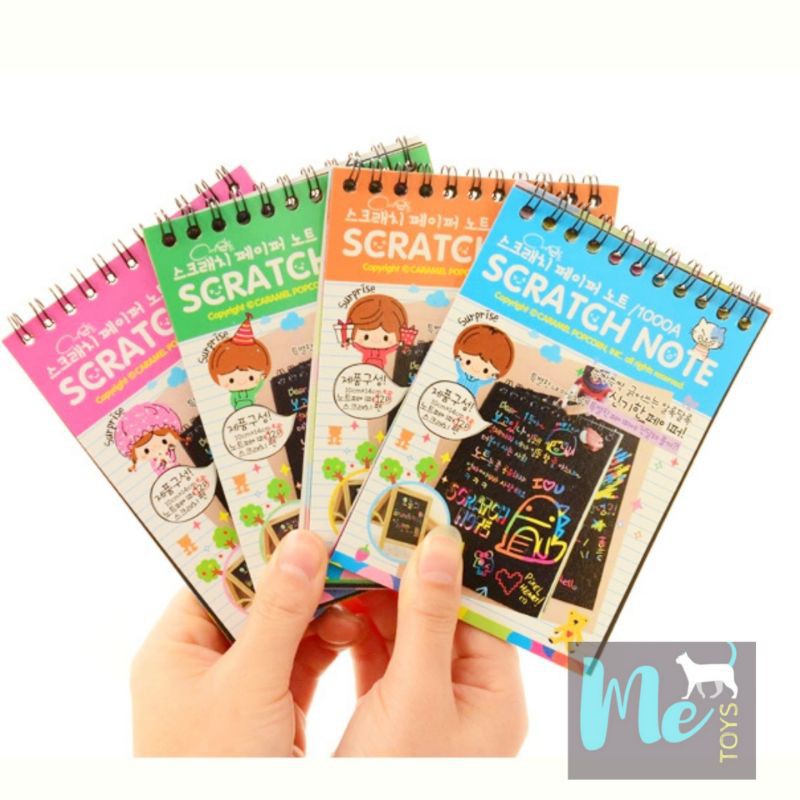 Jual Rainbow Scratch Notebook / Scratch Book Shopee Indonesia