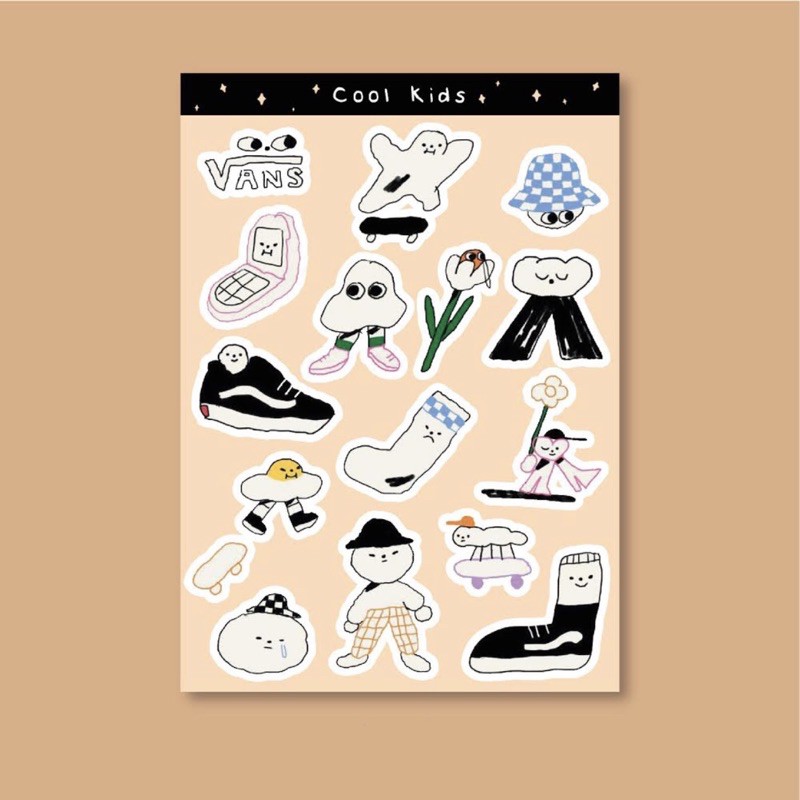 Jual Cool Kids Sticker Sheet | Shopee Indonesia