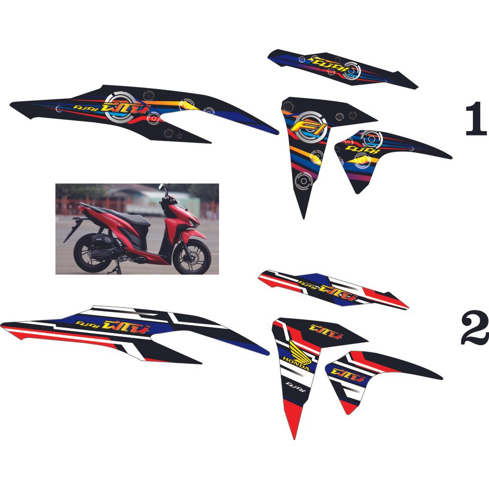 Jual STICKER BABYLOOK NEW VARIO 150 CLICK THAILAND THAILOOK STYLE