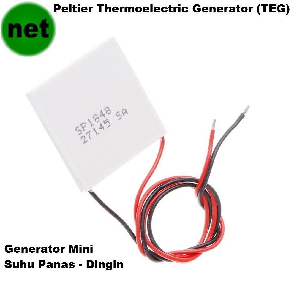 Jual Modul TEG SP1848-27145 SA Peltier Generator Listrik Thermoelectric ...