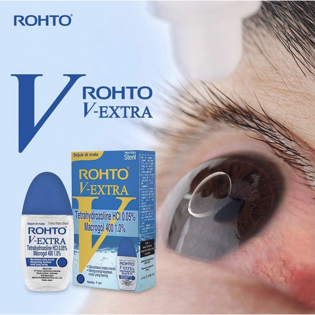 Jual ROHTO V EXTRA EYE DROP 7ML (per Pcs) | Shopee Indonesia